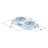 Erowa ER-041600 MTS Base Plate 180 x 360 / 200 P