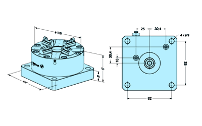 Erowa ER-043124 ITS Chuck 100 P Inox 102 x 102 EDM Tooling Warehouse
