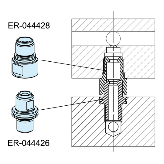 Erowa ER-044426 Nipple for MTS Base Plate EDM Tooling Warehouse