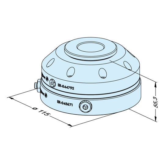 Erowa ER-044584 CTS chuck Dual EDM Tooling Warehouse