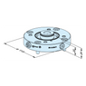 Erowa ER-045671 CTS Dual Base plate, pneumatic