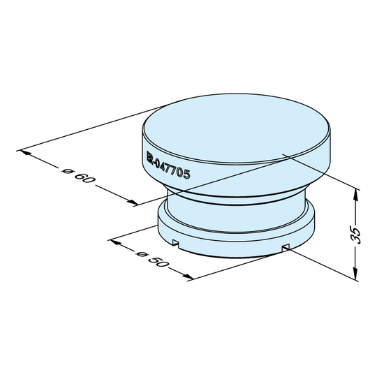 Erowa ER-047705 Pallet CTS ø 60 EDM Tooling Warehouse