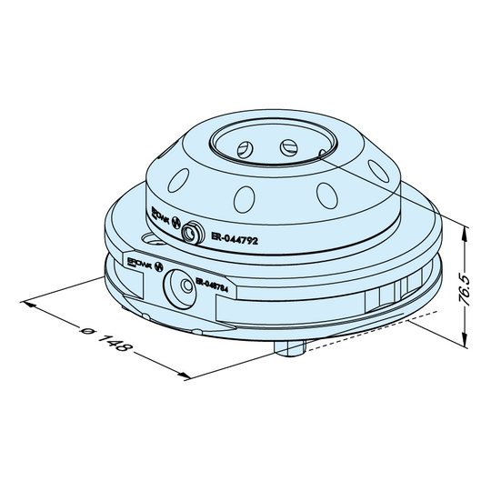 Erowa ER-048784 Pallet 148 with CTS Pneumatic EDM Tooling Warehouse