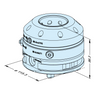 Erowa ER-048785 Pallet 115 with CTS Chuck Dual