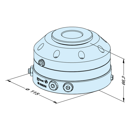 Erowa ER-050316 CTS chuck Dual rotation EDM Tooling Warehouse