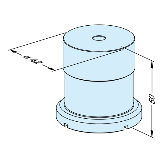 Erowa ER-051571 Collet Chuck CTS dia. 42 AIK Wall Thickness 5mm EDM Tooling Warehouse