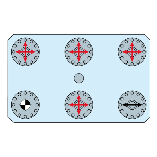 Erowa ER-054710 MTS Chucking Spigot Set 6/A EDM Tooling Warehouse