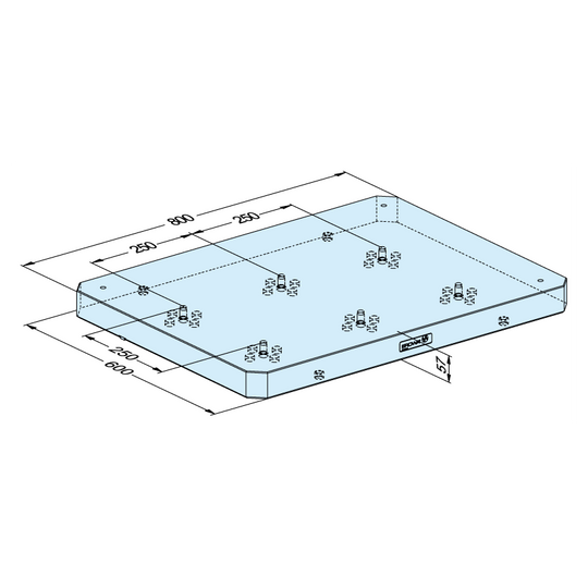 Erowa ER-054981 MTS Pallet 600 x 800 x 57/250 Z Hard EDM Tooling Warehouse