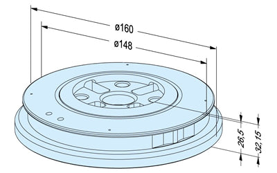 Erowa ER-055761 Sealing Ring for Holder 72 EDM Tooling Warehouse