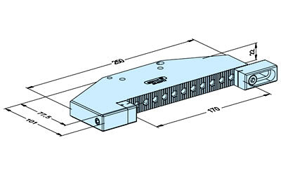 Erowa ER-055774 Flat Vise 170mm EDM Tooling Warehouse
