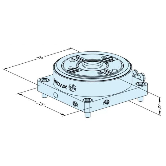 Erowa ER-056950 FTS chuck with base plate Inox EDM Tooling Warehouse