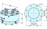 Erowa ER-058250 ITS Chuck 100P with Base Plate 100