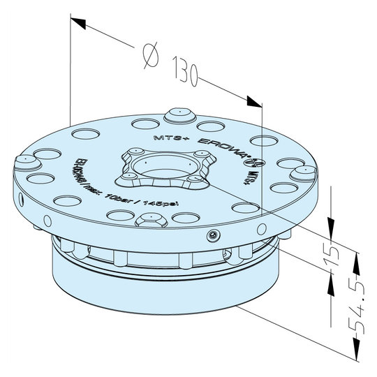 Erowa ER-062448 MTS+ IntegralChuck M-P/A EDM Tooling Warehouse
