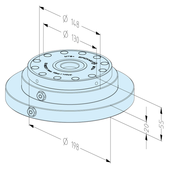 Erowa ER-062451 MTS+ Chuck M-P EDM Tooling Warehouse