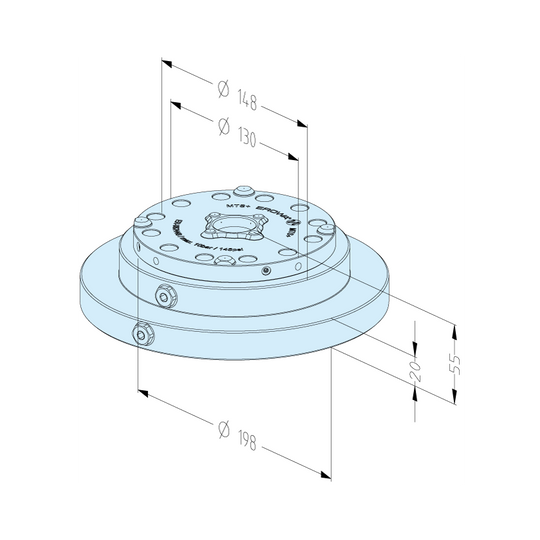 Erowa ER-062452 MTS+ Chuck M-P/A EDM Tooling Warehouse