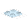 Erowa ER-062454 MTS+ Base Plate 360 x 360 P