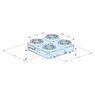 Erowa ER-063136 MTS 81 Base Plate 210 x 210 P Pitch 120 mm