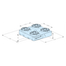 Erowa ER-063137 MTS 81 Base Plate 210 x 210 P/A Pitch 120 mm