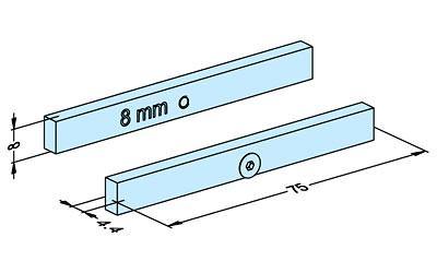 Erowa ER-068157 Self Centering Vise 8mm Support Mounted EDM Tooling Warehouse