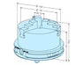 Erowa ER-068585 3 Jaw Concentric Chuck Manual ø 125 on 148G Pallet