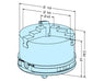 Erowa ER-068697 3 Jaw Concentric Chuck Manual ø 140 on 148G Pallet