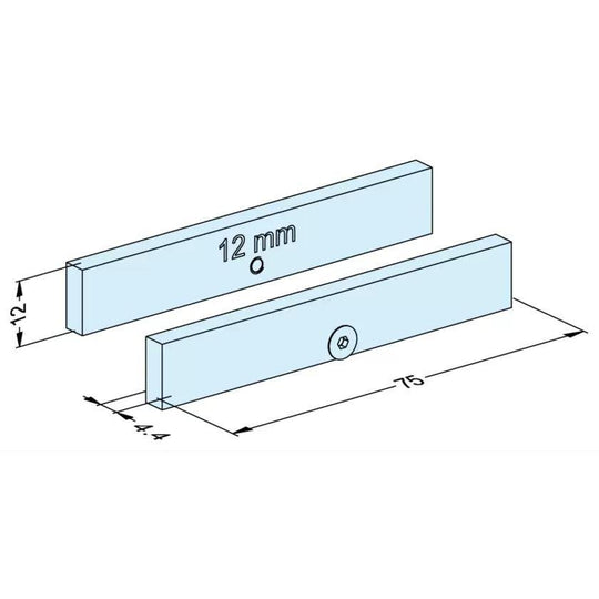 Erowa ER-069680 Self Centering Vise Support 12mm Mounted EDM Tooling Warehouse