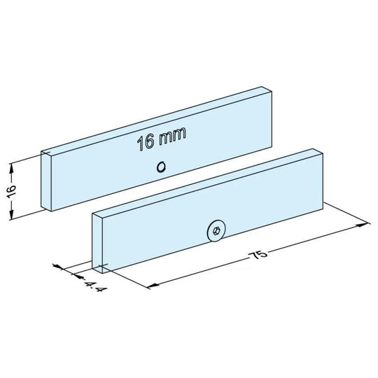 Erowa ER-069681 Self Centering Vise Support 16mm Mounted EDM Tooling Warehouse