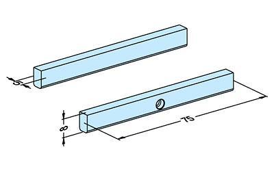 Erowa ER-069885 Self Centering Vise SlipStop Insert Ground, 1 pair EDM Tooling Warehouse