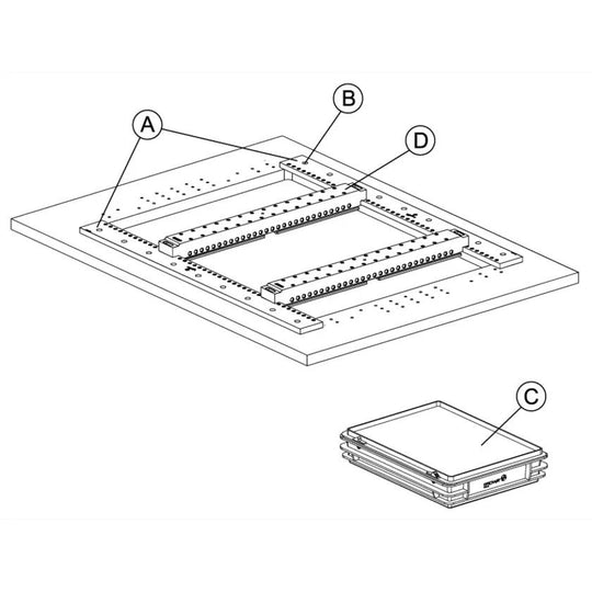 Erowa ER-070836 ManoSet Kit XXL for GFAC Cut 20P EDM Tooling Warehouse