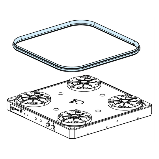Erowa ER-071604 MTS Flushing Seal / 250 EDM Tooling Warehouse