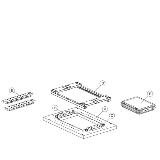 Erowa ER-072123 FrameSet Kit Fix GFAC Cut 2000 EDM Tooling Warehouse