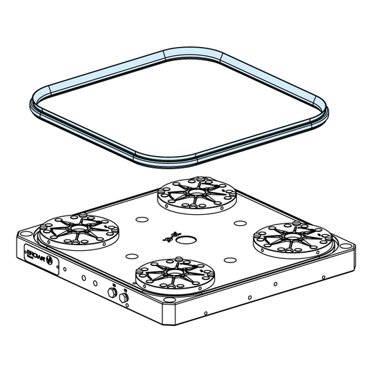 Erowa ER-075393 MTS Flushing Seal / 200 EDM Tooling Warehouse