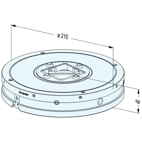 Erowa ER-094093 Sealing Ring ITS 50 C for PC210 EDM Tooling Warehouse
