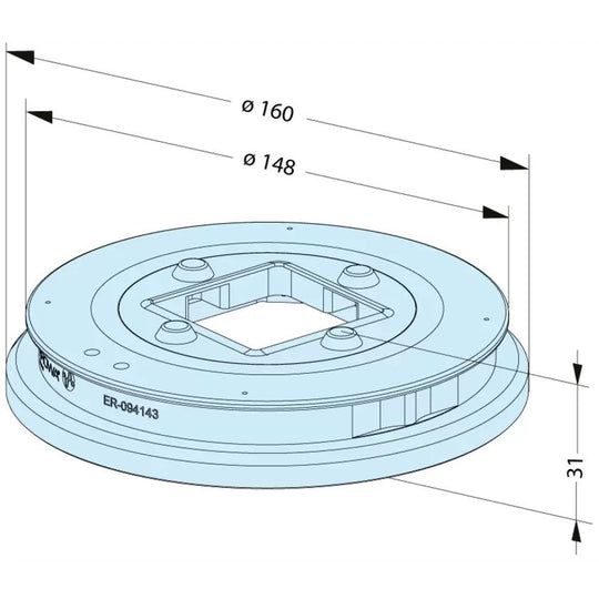 Erowa ER-094143 Sealing Ring ITS 50 C for SSF Automatic EDM Tooling Warehouse