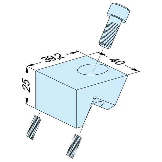Erowa ER-099092 Pull Down Jaw Grip CleverClamp EDM Tooling Warehouse