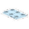 Erowa ER-103315 MTS 2.0 Base Plate 410 x 660, P Pitch 250 mm