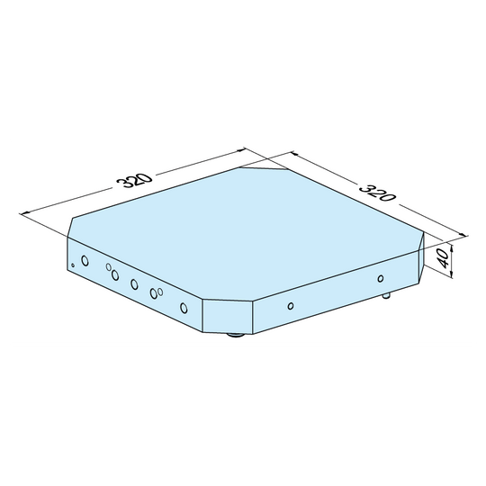 Erowa ER-104310 UPC Pallet 320 x 320 x 40 EDM Tooling Warehouse