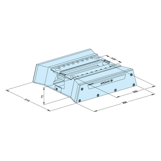 Erowa ER-110100 HPC Clamping Module EDM Tooling Warehouse