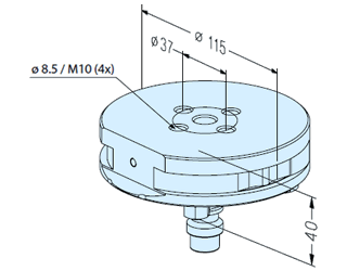 Erowa ER-115660 Pallet Ø 115 G EDM Tooling Warehouse