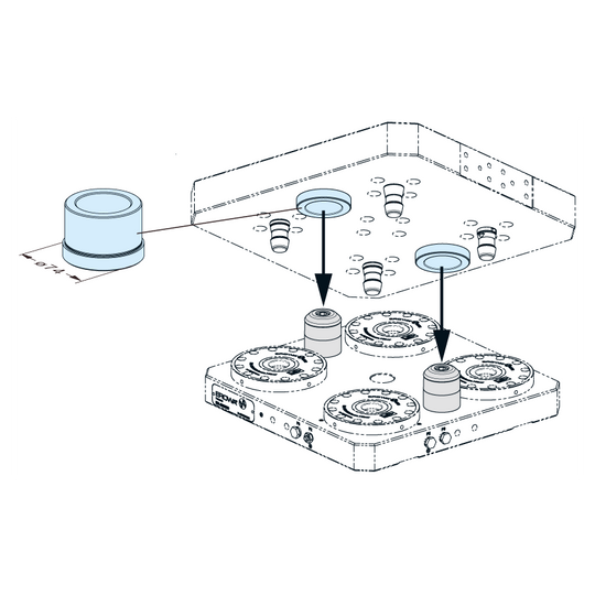 Erowa ER-118832 MTS Pre-Centering Ring 1 Piece EDM Tooling Warehouse