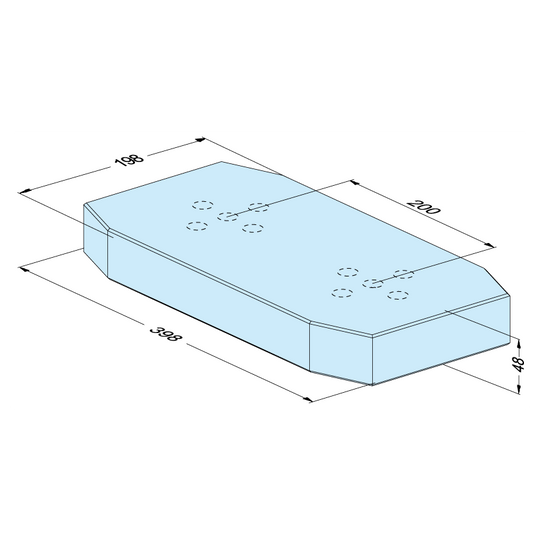 Erowa ER-130125 MTS Pallet 198 x 398 / 200 EDM Tooling Warehouse