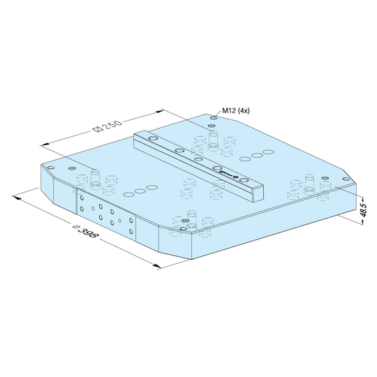 Erowa ER-130138 MTS Alignment Pallet 398 x 398 / 250 EDM Tooling Warehouse