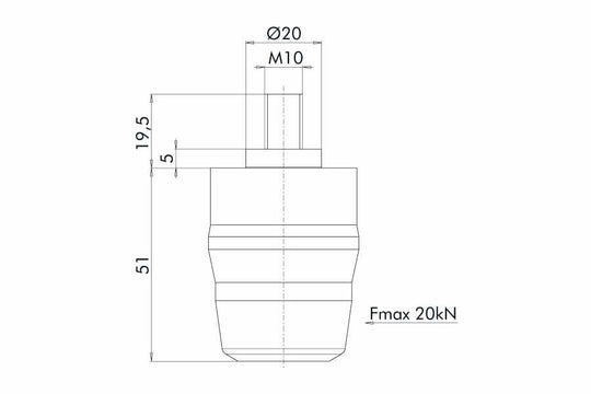 System 3R C286160, Pre-centring spigot EDM Tooling Warehouse
