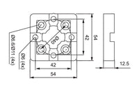 System 3R 3R-651.7E-XS, Pallet, hardened, 54x54 mm, MacroStandard EDM Tooling Warehouse