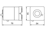 System 3R 3R-653-S, Manual chuck adapter, Macro-Mini EDM Tooling Warehouse