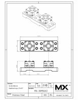 MaxxMacro 54 Twin Multi Quick Chuck Precision Rail EDM Tooling Warehouse