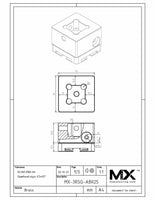 MaxxMacro 54 Brass Pocket Electrode Holder S25 EDM Tooling Warehouse