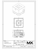 MaxxMacro 54 Stainless Pocket Electrode Holder S25 EDM Tooling Warehouse