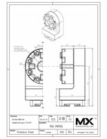 MaxxMacro 54 Chuck WEDM 90 Degree Manual Adapter EDM Tooling Warehouse