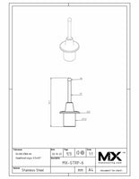 MaxxMacro & Maxx-ER Probe Tip Replacement Stationary 6mm EDM Tooling Warehouse